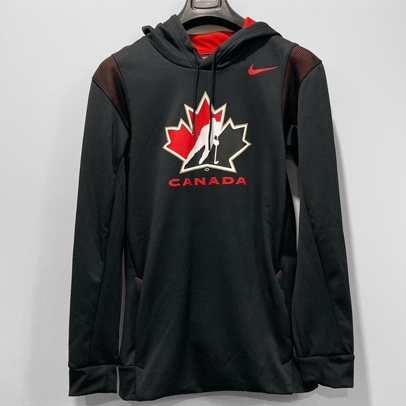 Nike Black Hockey Canada Performance - Pullover Hoodie XL - Picture 2 of 10
